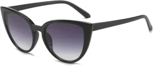 ZENYS Men and Women Vintage Cat Eye Outdoor Vacation Sunglasses (Color : 1, Size : 1)