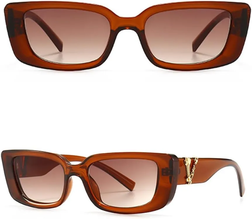 ZIUTNSAV-Vintage Small Cat Eye Sunglasses for Women Men Retro Women Retro Sun Glasses Eyewear